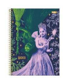 imagem principal do produto Caderno Universitário Capa Dura Wicked