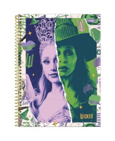 imagem principal do produto Caderno Universitário Capa Dura Wicked