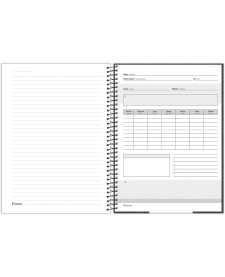 imagem de detalhe produto Caderno Universitário Capa Flexível Cliff
