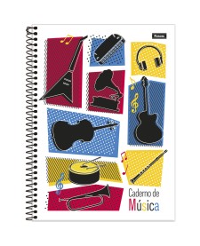 imagem principal do produto Caderno Universitário de Música