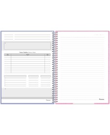 imagem de detalhe produto Caderno Universitário Feminino Cliff