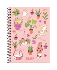 imagem principal do produto Caderno Universitário Feminino Cliff