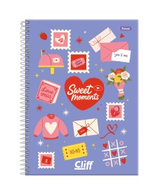 imagem principal do produto Caderno Universitário Feminino Cliff