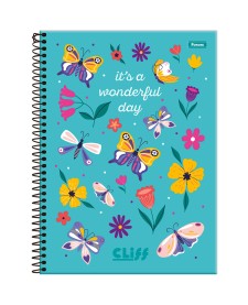 imagem principal do produto Caderno Universitário Feminino Cliff