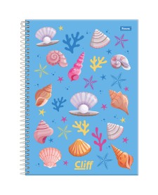 imagem principal do produto Caderno Universitário Feminino Cliff