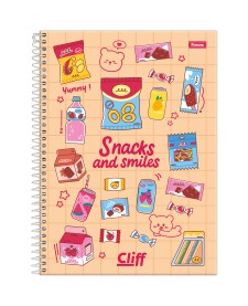 imagem principal do produto Caderno Universitário Feminino Cliff