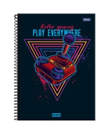 imagem principal do produto Caderno Universitário Masculino High