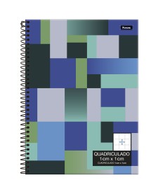 imagem principal do produto Caderno Universitário Quadriculado (1 x 1 cm)