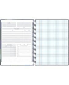 imagem de detalhe produto Caderno Universitário Quadriculado (7 x 7 mm)