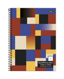 imagem principal do produto Caderno Universitário Quadriculado (7 x 7 mm)