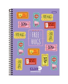 imagem principal do produto Caderno Universitário Quadriculado Cliff