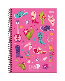 imagem principal do produto Caderno Universitário Quadriculado Cliff