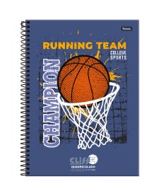 imagem principal do produto Caderno Universitário Quadriculado Cliff