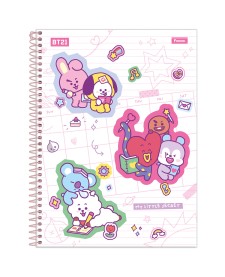 imagem principal do produto Caderno Univertário Capa dura BT21