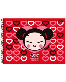 imagem principal do produto Cadernos Cartografia Capa Dura Pucca