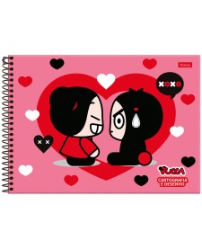 imagem principal do produto Cadernos Cartografia Capa Dura Pucca