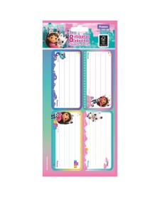 imagem principal do produto Etiquetas Adesivas A Casa Mágica da Gabby