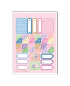 imagem de detalhe produto Folhas de Adesivos para Decorar Stitch