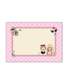 imagem de detalhe produto Papel de Carta com Envelopes Barbie by Nanaths