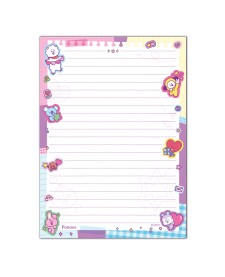 imagem principal do produto Papel de Carta com Envelopes BT21