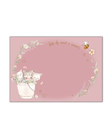 imagem de detalhe produto Papel de Carta com Envelopes Milk Honey