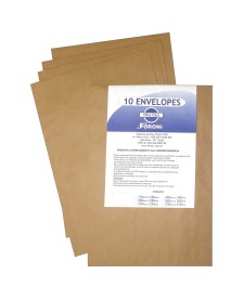 imagem principal do produto Saco Kraft Natural 34 CX/25X10 ENV.