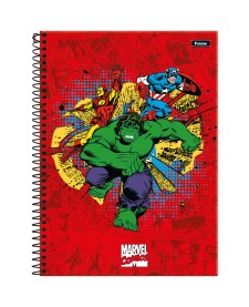 imagem principal do produto Universitário Capa Dura Marvel - Fit