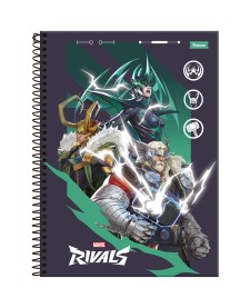 imagem principal do produto Universitário Capa Dura Marvel Rivals
