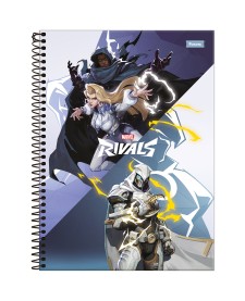 imagem principal do produto Universitário Capa Dura Marvel Rivals