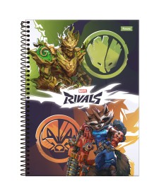 imagem principal do produto Universitário Capa Dura Marvel Rivals