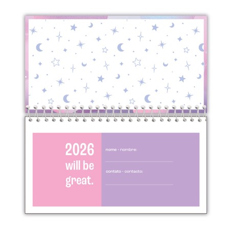 Foto ilustrativa Agenda Bolso Mini Cosmos