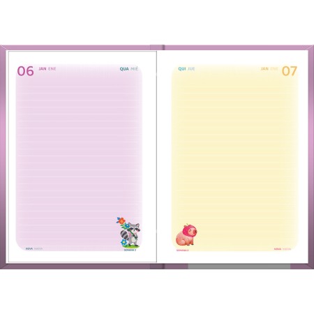 Foto ilustrativa Agenda Costurada Amazzu