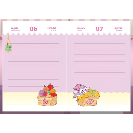 Foto ilustrativa Agenda Costurada Doll