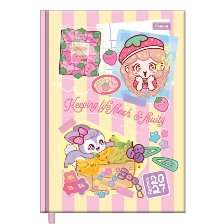Foto ilustrativa Agenda Costurada Doll