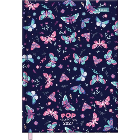 Foto ilustrativa Agenda Costurada Pop Collection