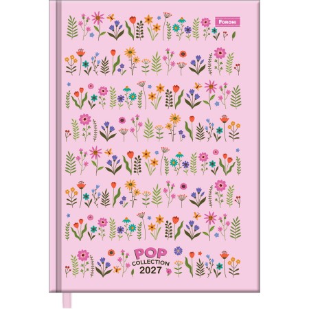 Foto ilustrativa Agenda Costurada Pop Collection