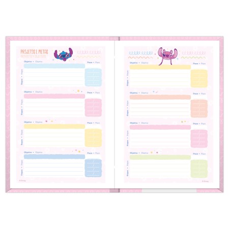 Foto ilustrativa Agenda Costurada Stitch