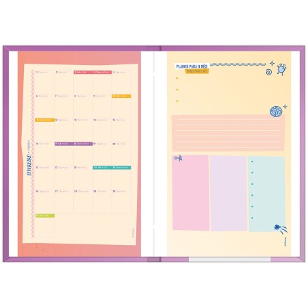 Foto ilustrativa Agenda Costurada Stitch