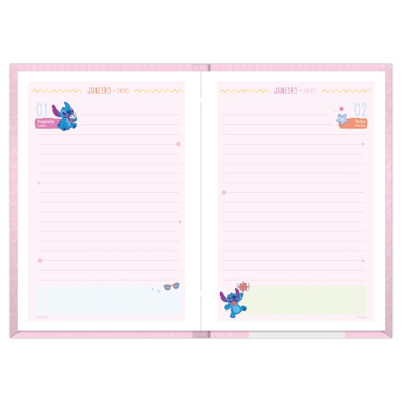 Foto ilustrativa Agenda Costurada Stitch