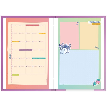 Foto ilustrativa Agenda Costurada Stitch