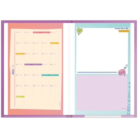 Foto ilustrativa Agenda Costurada Stitch