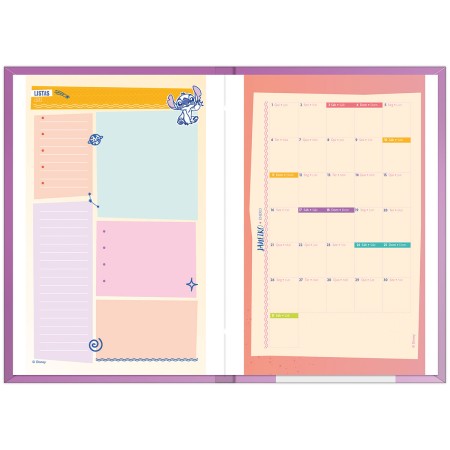 Foto ilustrativa Agenda Costurada Stitch