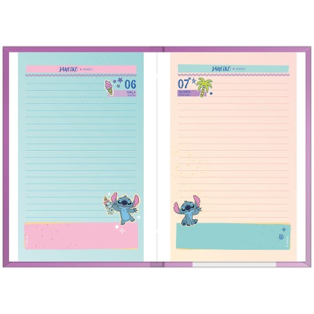 Foto ilustrativa Agenda Costurada Stitch