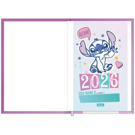 Foto ilustrativa Agenda Costurada Stitch