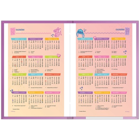 Foto ilustrativa Agenda Costurada Stitch