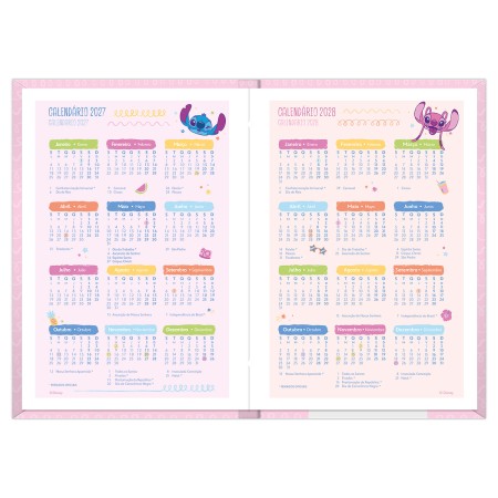 Foto ilustrativa Agenda Costurada Stitch