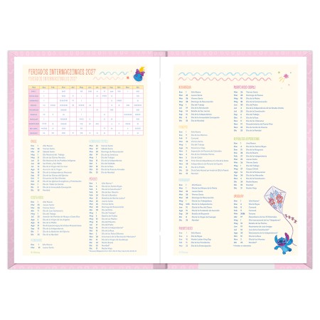 Foto ilustrativa Agenda Costurada Stitch