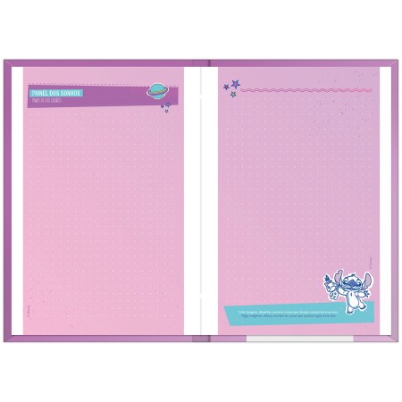 Foto ilustrativa Agenda Costurada Stitch