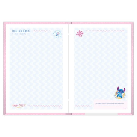 Foto ilustrativa Agenda Costurada Stitch