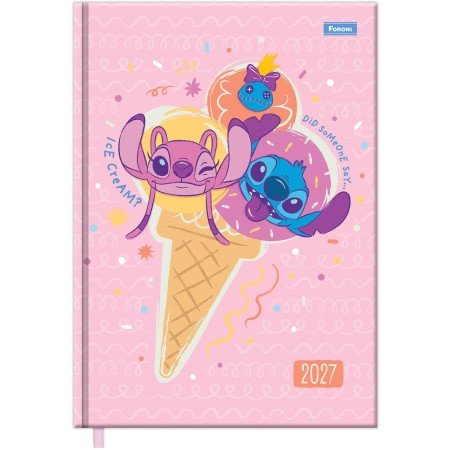 Foto ilustrativa Agenda Costurada Stitch